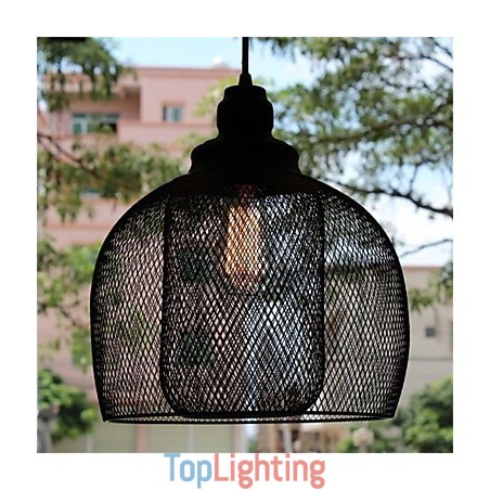 American Retro Birdcage Shape Iron Art Chandelier American Retro Birdcage Shape Iron Art Chandelier