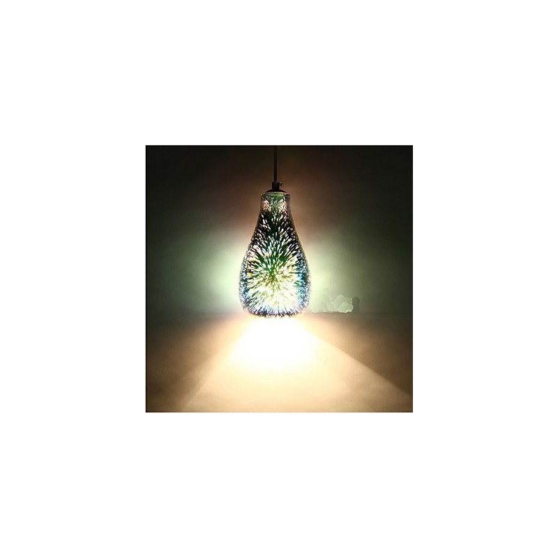 Simple table 3D Glass Creative Pendant C