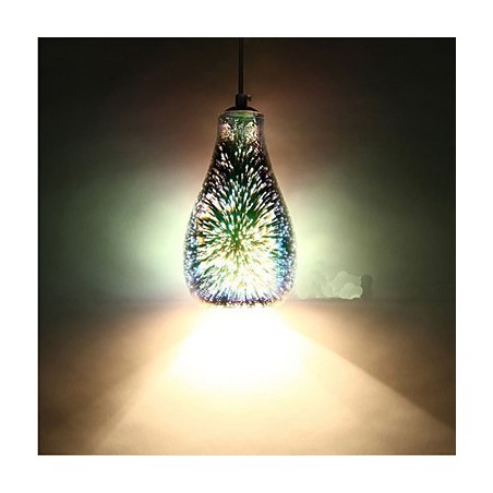 Simple table 3D Glass Creative Pendant C Simple table 3D Glass Creative Pendant C