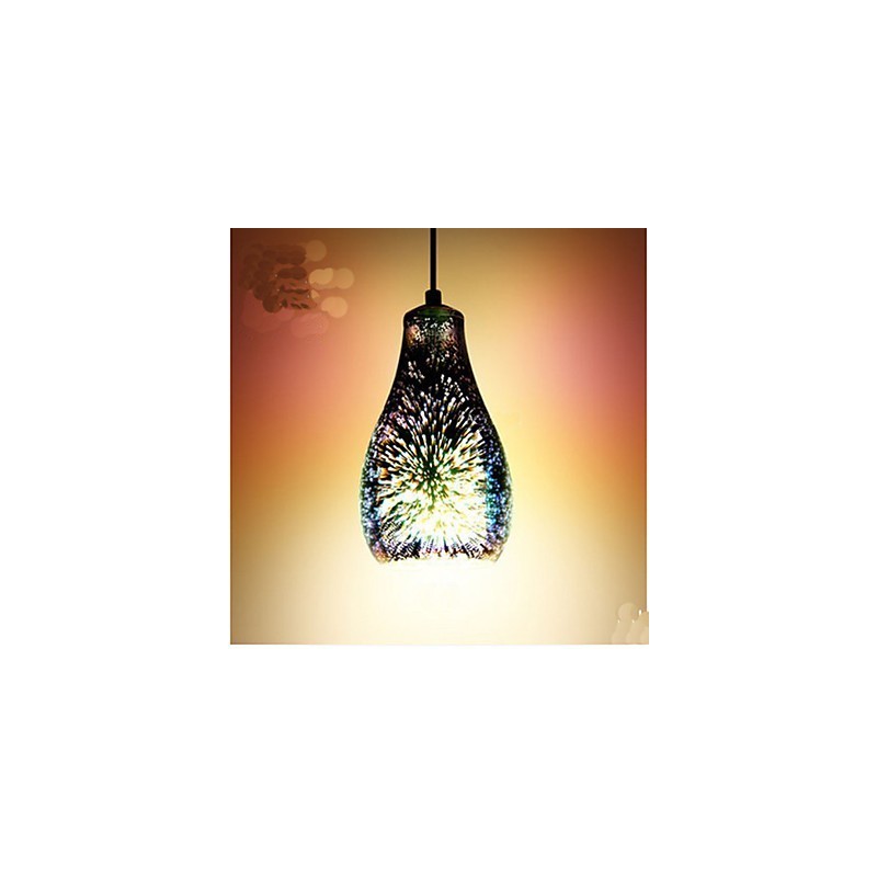 Simple table 3D Glass Creative Pendant C
