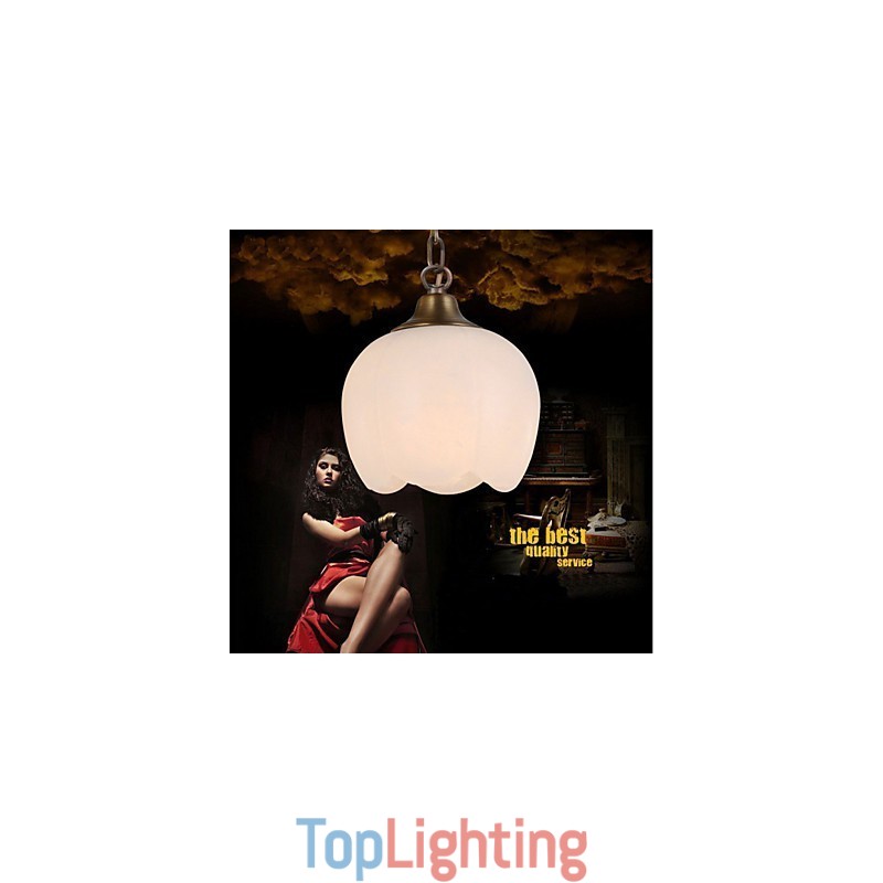 The Spanish Marble Copper Single Chandelier lighting