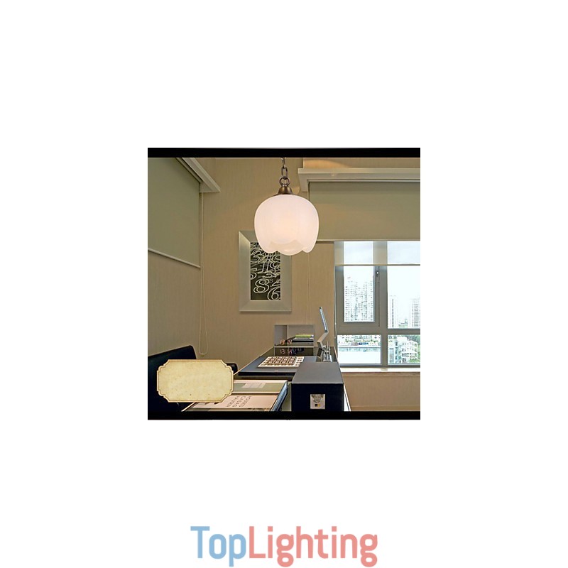 The Spanish Marble Copper Single Chandelier lighting