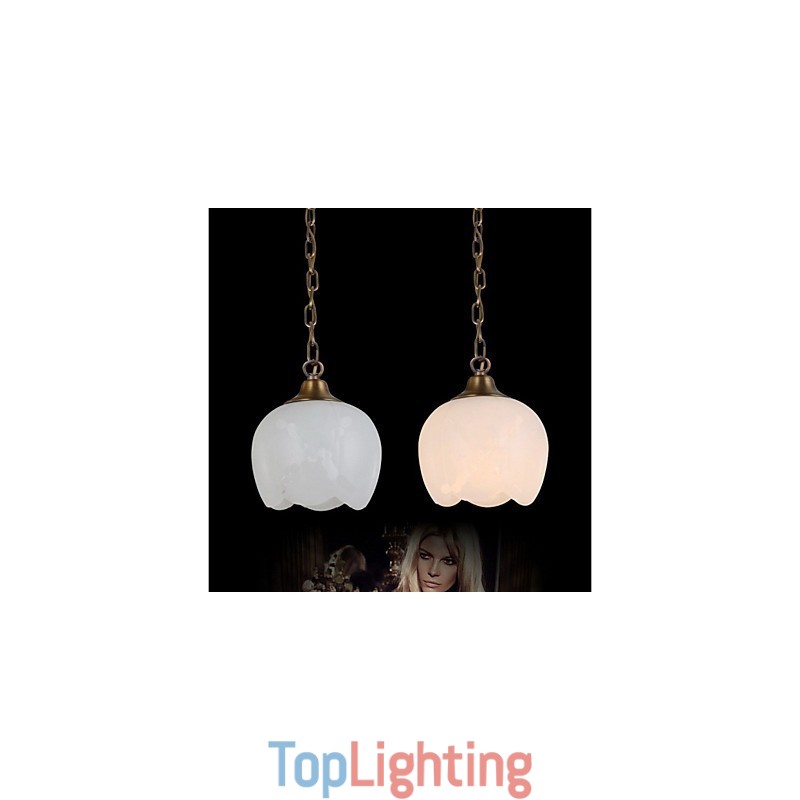 The Spanish Marble Copper Single Chandelier lighting