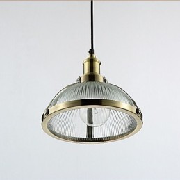 American Retro Glass Lamp Shade Small Pendant Lamp