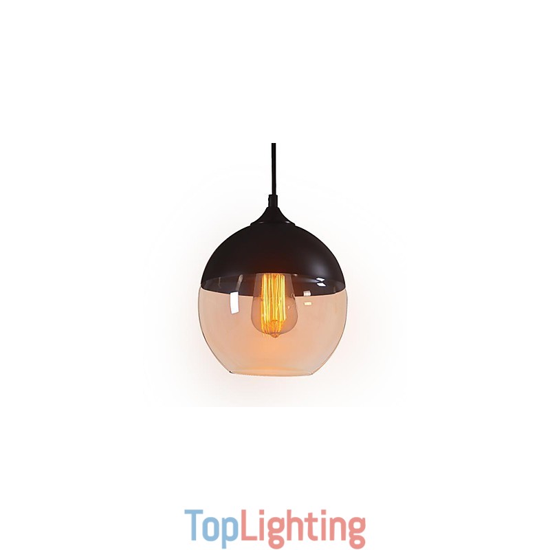 WestMenLights Modern Vintage Glass Ceiling Pendant Light 200mm Diameter
