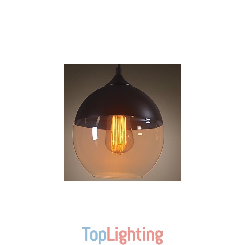 WestMenLights Modern Vintage Glass Ceiling Pendant Light 200mm Diameter