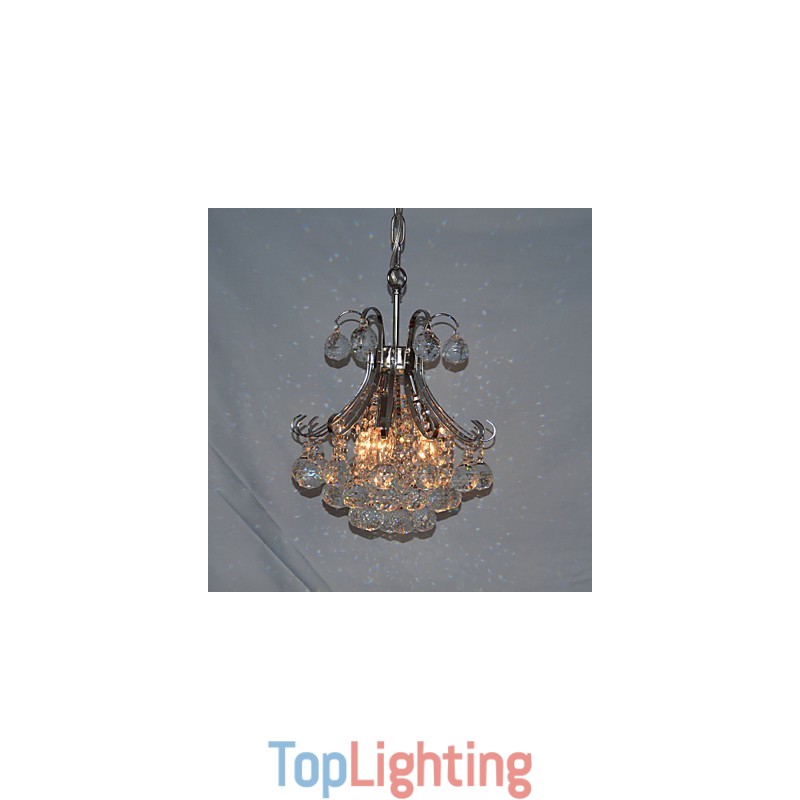 Modern Contemporary Crystal Mini Style Electroplated Chandelier Pendant Light