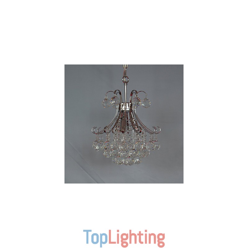 Modern Contemporary Crystal Mini Style Electroplated Chandelier Pendant Light