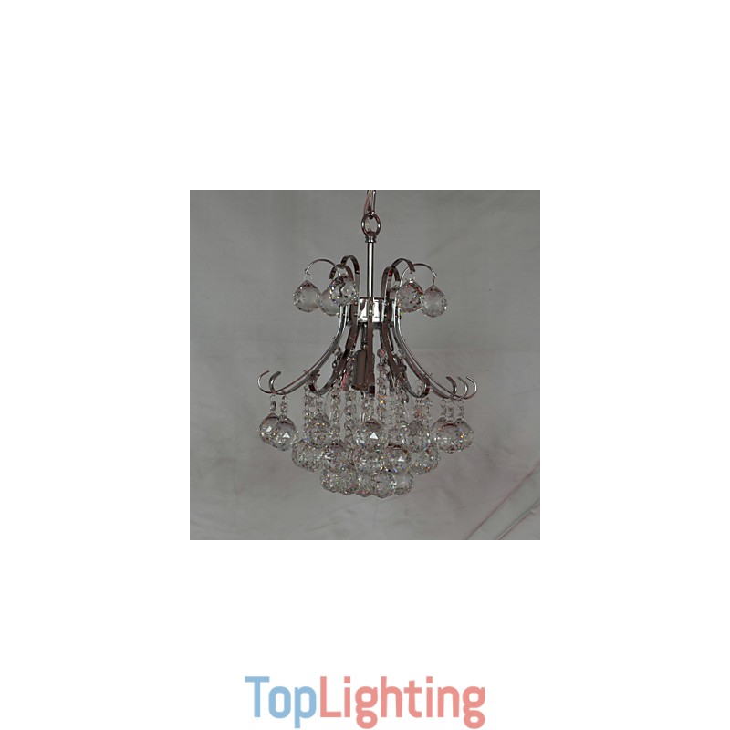 Modern Contemporary Crystal Mini Style Electroplated Chandelier Pendant Light