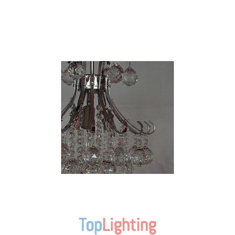 Modern Contemporary Crystal Mini Style Electroplated Chandelier Pendant Light