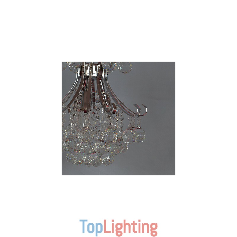 Modern Contemporary Crystal Mini Style Electroplated Chandelier Pendant Light