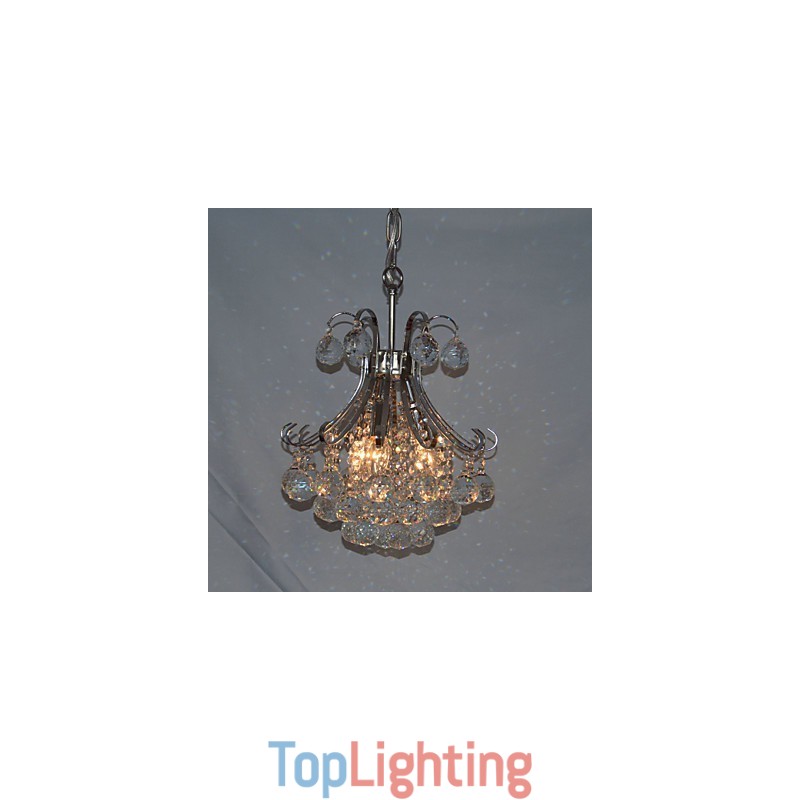 Modern Contemporary Crystal Mini Style Electroplated Chandelier Pendant Light