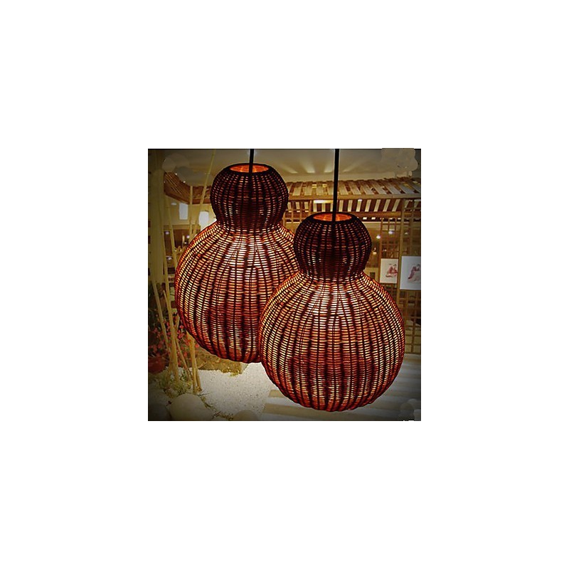Hyacinth Rattan Chandelier