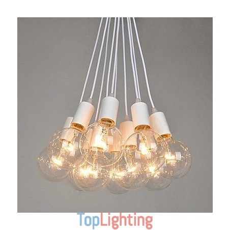 Country Painting Metal Chandelier Country Painting Metal Chandelier