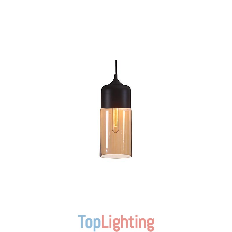 WestMenLights Elegant Bottle Shade DIY Ceiling Lamp Glass Pendant Lighting Edison Bulb Home