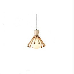 Garden Wooden Chandelier Simple Nordic Wood Chandelier