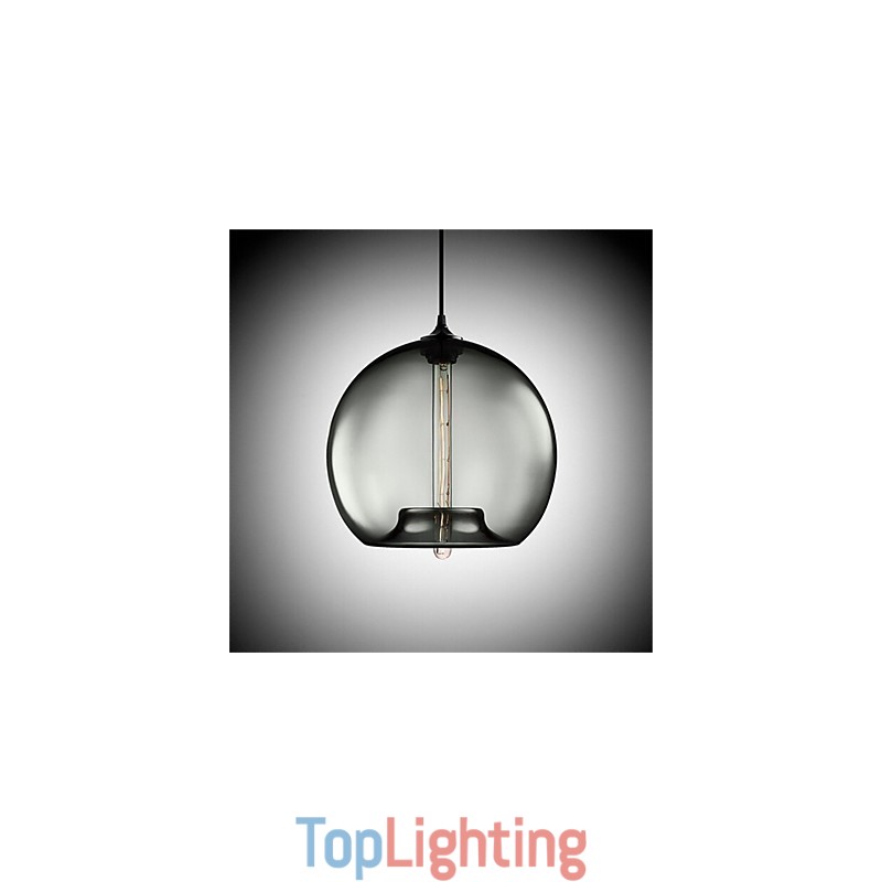 Retro Creative Single Head Glass Pendant Lamp Cafe In The Goldfish Bowl