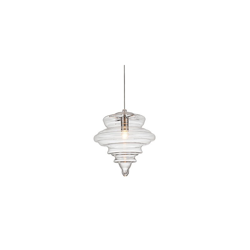 Pendant Lamp 1 Light Modern SimplicityColorless Clear Glass
