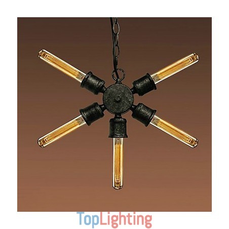 Retro Painting Metal Pendant Light Retro Painting Metal Pendant Light