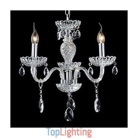 6 Light The style of palace Glass Chandelier With Candle Bulb 6 Light The style of palace Glass Chandelier With Candle Bulb