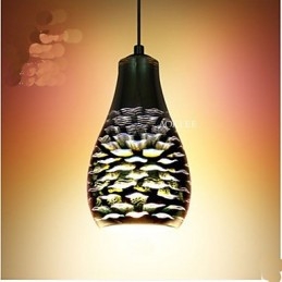 Simple table 3D Glass Creative Pendant