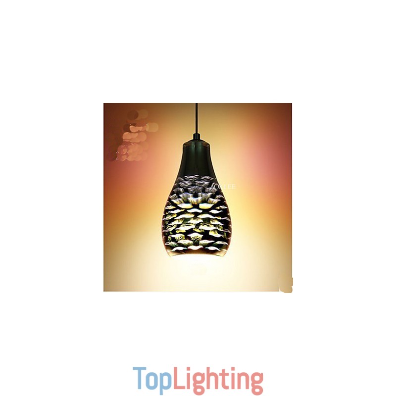 Simple table 3D Glass Creative Pendant