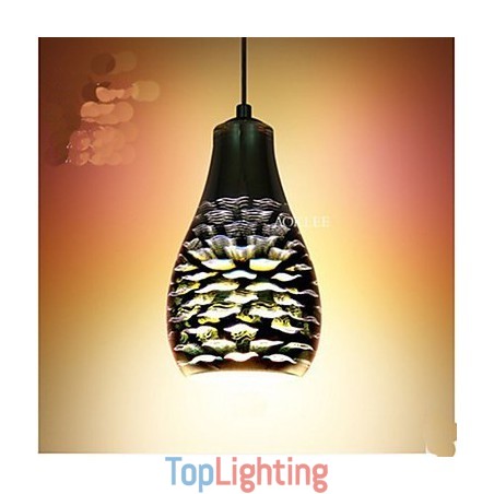 Simple table 3D Glass Creative Pendant Simple table 3D Glass Creative Pendant
