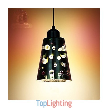 Simple table 3D Glass Creative Pendant Simple table 3D Glass Creative Pendant