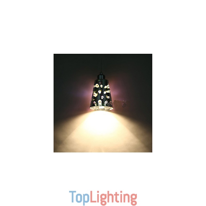 Simple table 3D Glass Creative Pendant