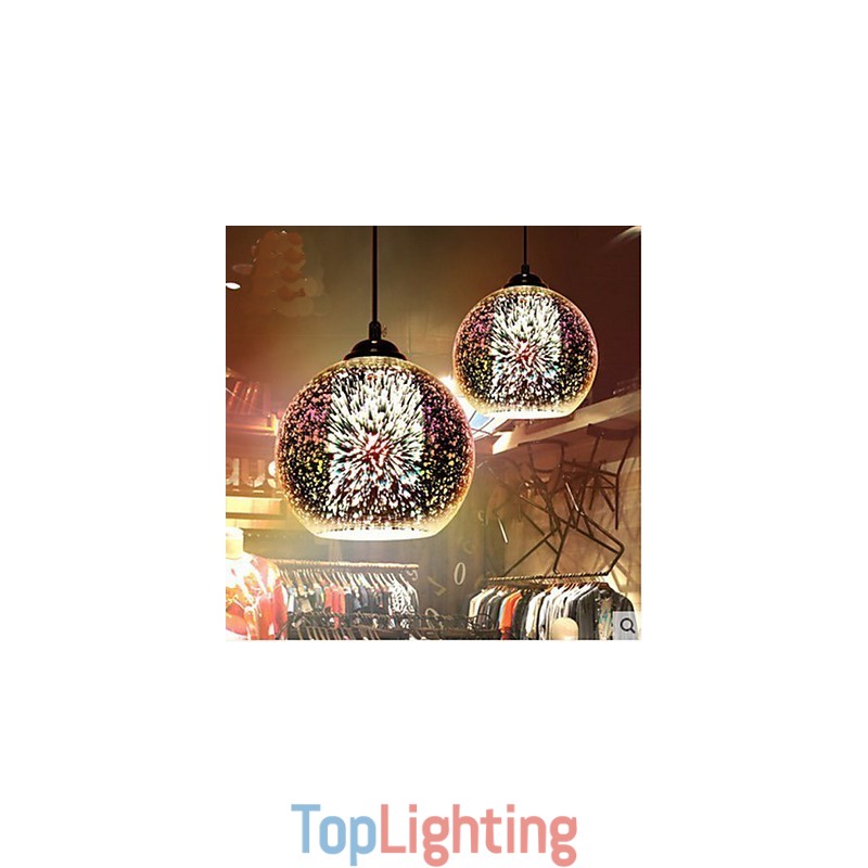 Simple table 3D Glass Creative Pendant