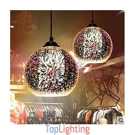 Simple table 3D Glass Creative Pendant Simple table 3D Glass Creative Pendant