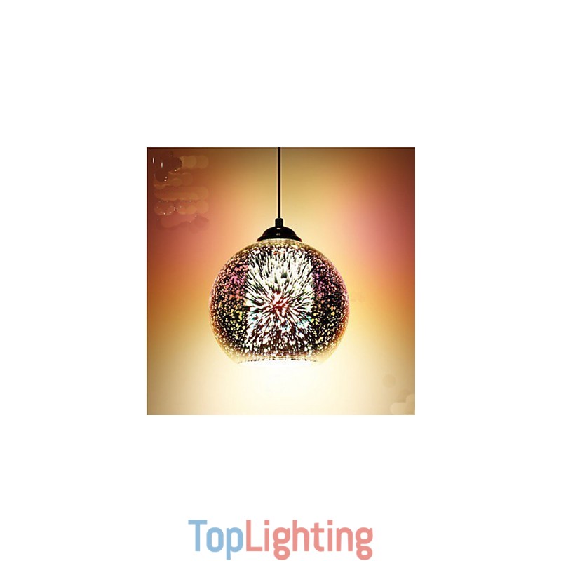 Simple table 3D Glass Creative Pendant