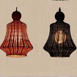 Hyacinth Rattan Chandelier