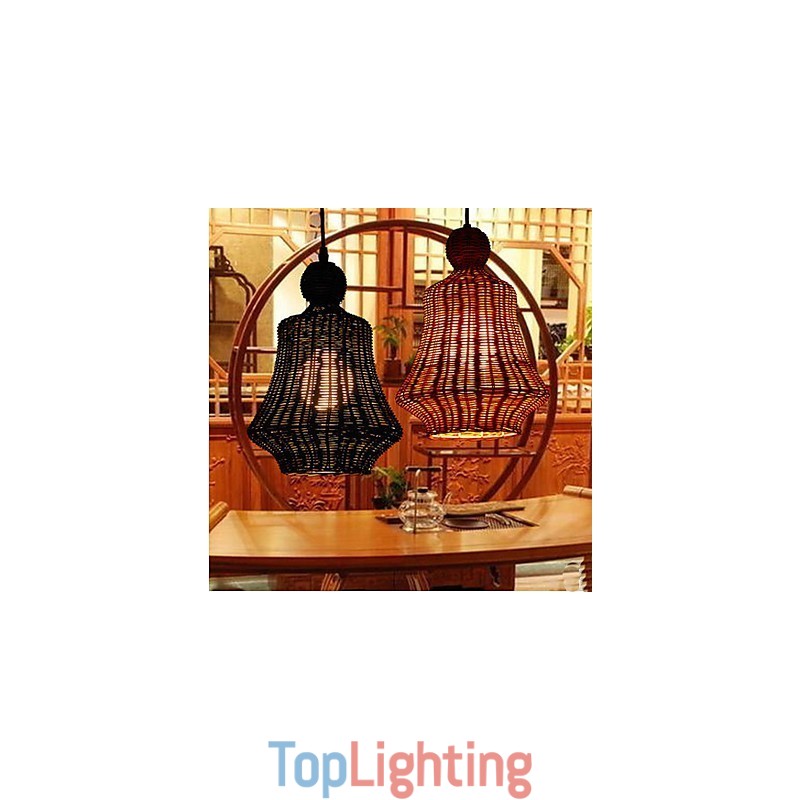 Hyacinth Rattan Chandelier