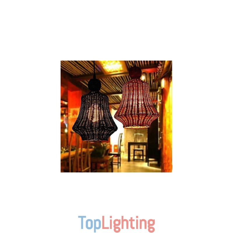 Hyacinth Rattan Chandelier
