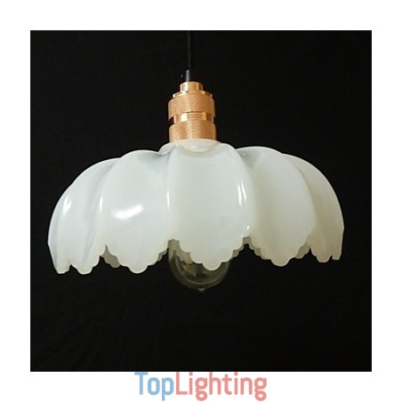 Creative Retro Old Shanghai flower lounge chandelier Glass Chandelier