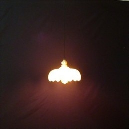 Creative Retro Old Shanghai flower lounge chandelier Glass Chandelier