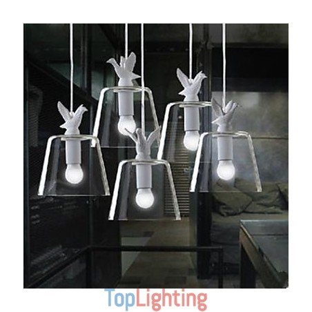 Single Head Ducklings Birds Glass Chandelier Meals Chandelier Single Head Ducklings Birds Glass Chandelier Meals Chandelier