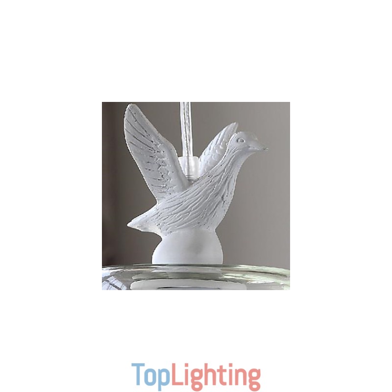Single Head Ducklings Birds Glass Chandelier Meals Chandelier