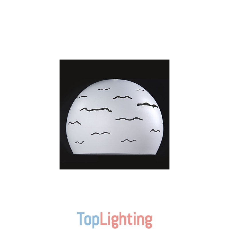 Simple Modern Creative of Real White Iron lighting