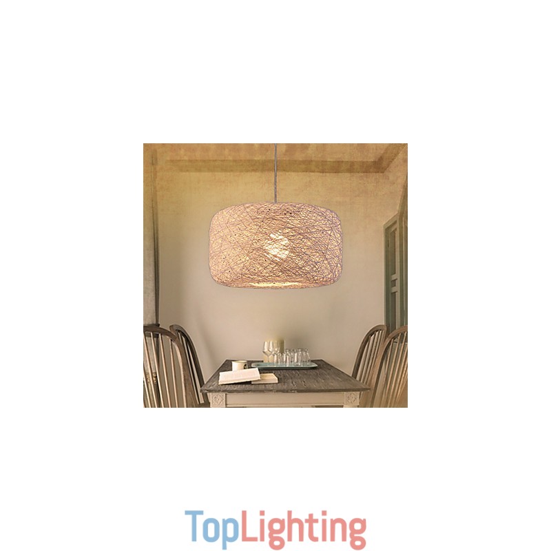 European Fashion Chandelier Modern Minimalist Home Rattan Balls Chandelier