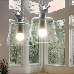 American Style Retro Creative Single Head Glass lamp the Nordic Cafe