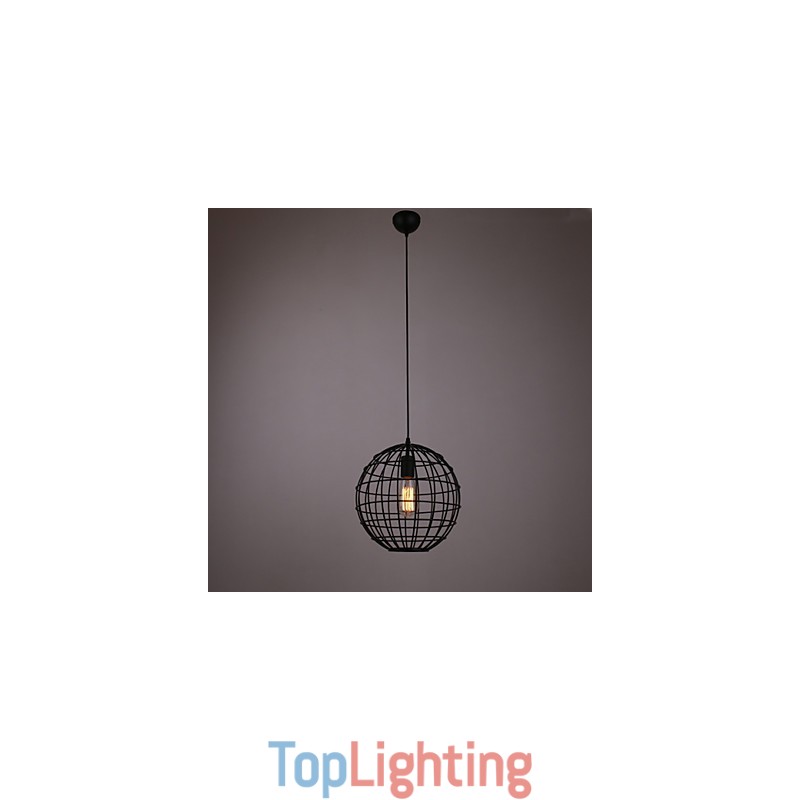Mini Pendant Spherical Lamp 1 Light Painting Processing