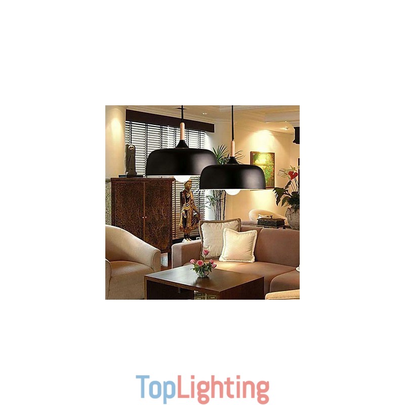 Country Painting Metal Pendant Light