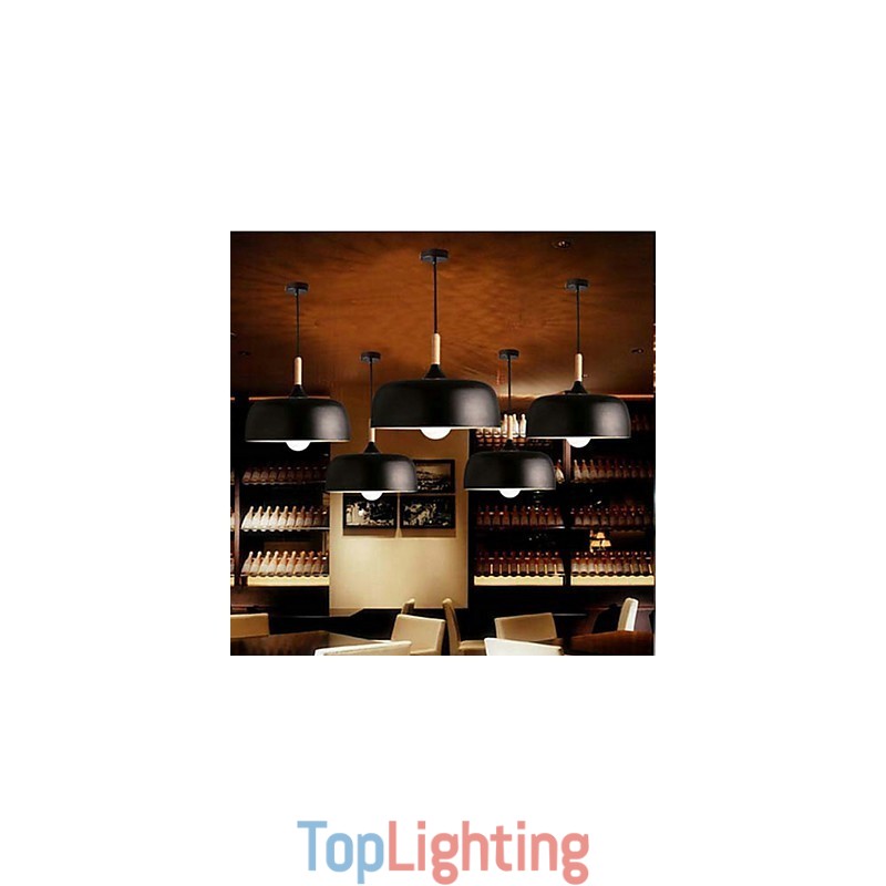 Country Painting Metal Pendant Light