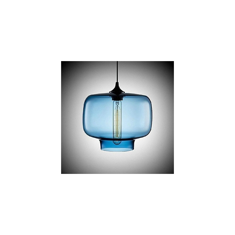 Bottle Design Pendant 1 Light Concise Iron Painting