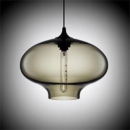Retro Creative Single Head Glass Pendant Lamp Cafe In The Goldfish Bowl