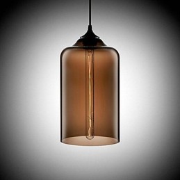 Bottle Design Pendant 1 Light Concise Iron Painting