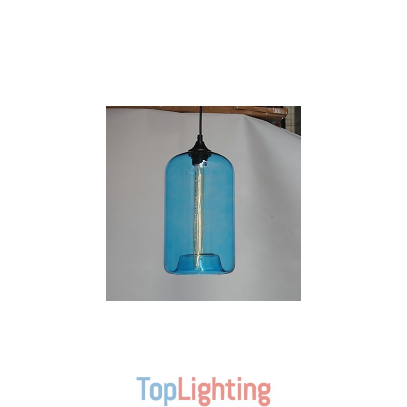 Bottle Design Pendant 1 Light Minimalist Iron Painting