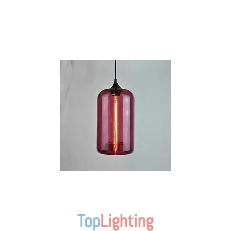 Bottle Design Pendant 1 Light Minimalist Iron Painting